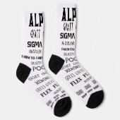ALPHA RIZZ SIGMA GYATT FLEX SOCKS ソックス (右)
