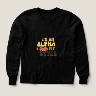 Alpha Tシャツデザイン