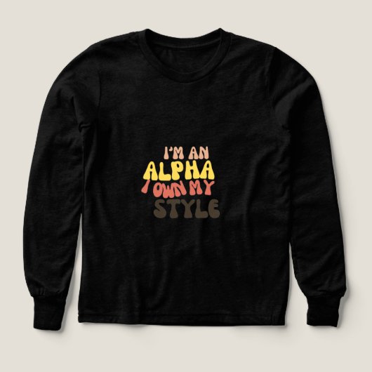 Alpha Tシャツデザイン (デザイン正面)