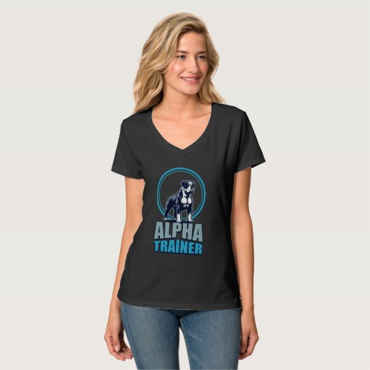 Alpha Trainer Bulldog Fitness Emblem Tシャツ (正面フル)