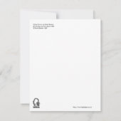 Alpha Warrior, by Brian Benson Flat Card (裏面)