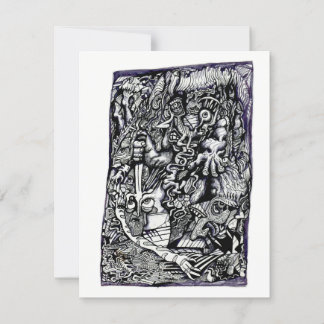 Alpha Warrior, by Brian Benson Flat Card