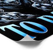 Alpha Wolf Be Respectful To Daddy Funny Meme Cring ポスター (角)