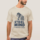 Alpha Wolf Steel Mind Gym T-Shirt – Savage Beast  Tシャツ (正面)