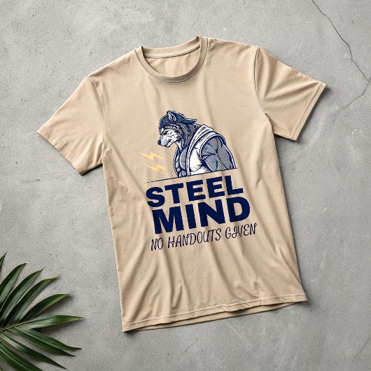 Alpha Wolf Steel Mind Gym T-Shirt – Savage Beast  Tシャツ