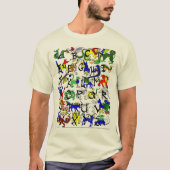 Alphabestiary! Tシャツ (正面)