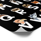 Alphabetの学Kids Animals ABC ポスター (角)