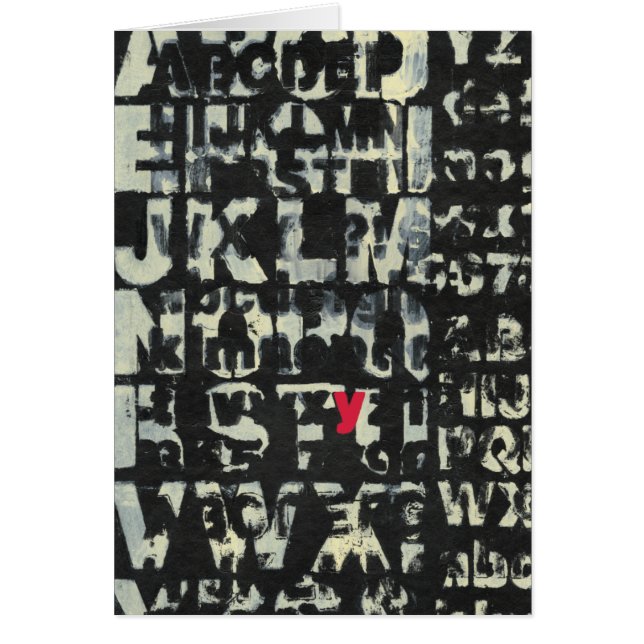 Alphabet'絵画s by Norman Wyatt (正面)