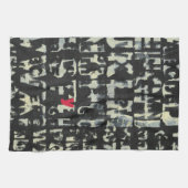 Alphabet'絵画s by Norman Wyatt キッチンタオル (横)