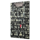 Alphabet'絵画s by Norman Wyatt クリップボード (左)