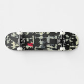 Alphabet'絵画s by Norman Wyatt スケートボード (横)