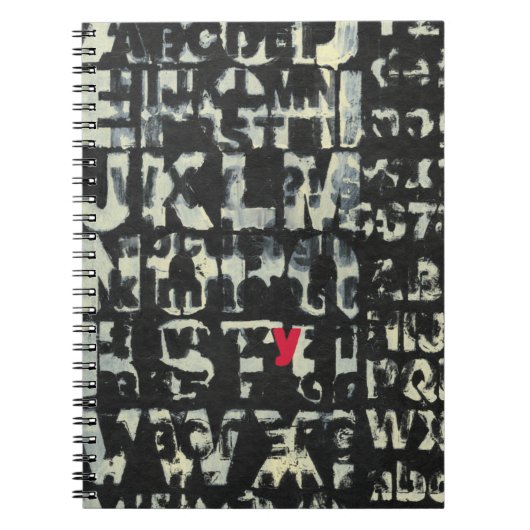 Alphabet'絵画s by Norman Wyatt ノートブック (正面)