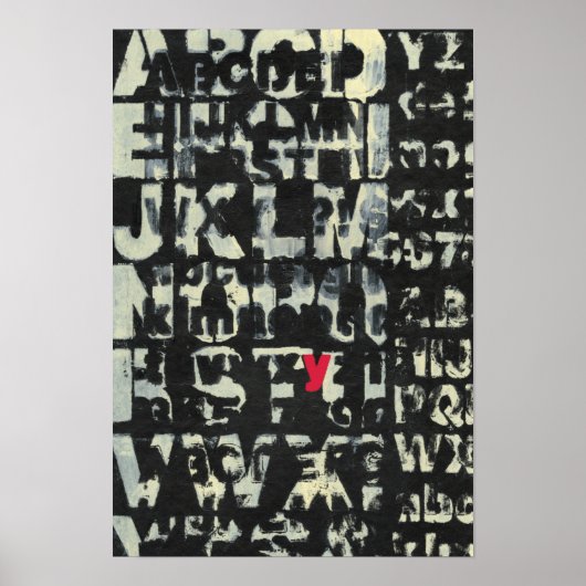 Alphabet'絵画s by Norman Wyatt ポスター (正面)