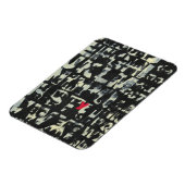 Alphabet'絵画s by Norman Wyatt マグネット (左側)