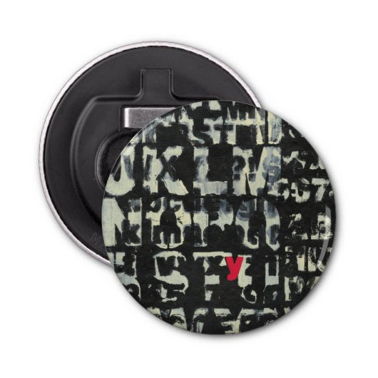 Alphabet'絵画s by Norman Wyatt 栓抜き (正面)