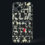 Alphabet'絵画s by Norman Wyatt iPhone 13ケース<br><div class="desc">ビジもしオ受験が大好きなの絵画で君のためだ！英語のアルファベットの文字は、ノーマン・ワイアットによるこの文字の中でほとんど隠し絵画て、お互いに押し付けられている。Yという文字はピンク感謝してい色に際立っている。</div>