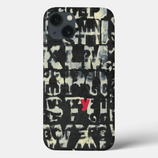 Alphabet'絵画s by Norman Wyatt Case-Mate iPhoneケース (裏面)