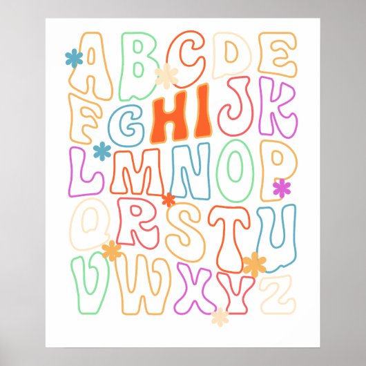 alphabet ポスター (正面)