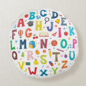 Alphabet ラウンドクッション (裏面)