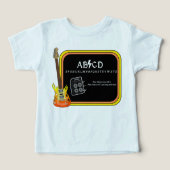 Alphabet AC/DCスポフTシャツ (デザイン正面)