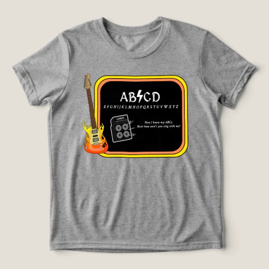 Alphabet AC/DCスポフTシャツ トライブレンドＴシャツ (デザイン正面)