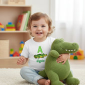 Alphabet Adventure: A is for Aligator Toddler Tee トドラーTシャツ