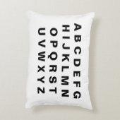 Alphabet and Numbers アクセントクッション (裏面(縦))