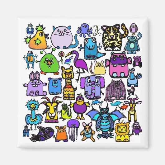 "alphabet book" – マグネット (正面)