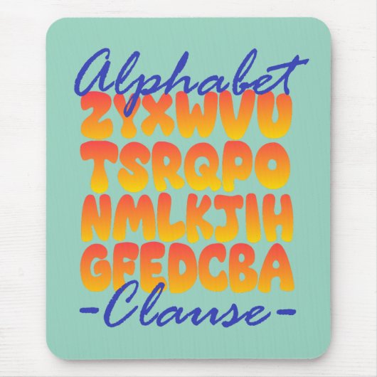 Alphabet Clause in Cobol Programming  マウスパッド (正面)