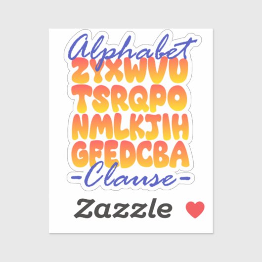 Alphabet Clause in Cobol Programming Sticker シール (シート)