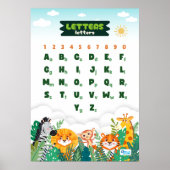 Alphabet Featuring Cute Animals ポスター (正面)