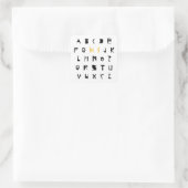 Alphabet Hi新学期 スクエアシール (バッグ)