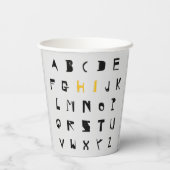 Alphabet Hi新学期 紙コップ (裏面)