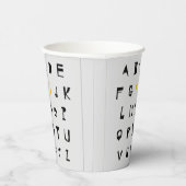 Alphabet Hi新学期 紙コップ (右)