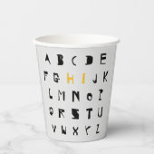 Alphabet Hi新学期 紙コップ (正面)