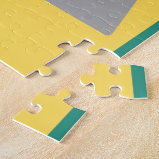 Alphabet Letter "A"  ジグソーパズル (側面)