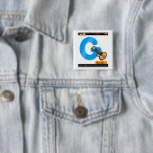 Alphabet Letter G is for Guitar 缶バッジ (インサイチュ)