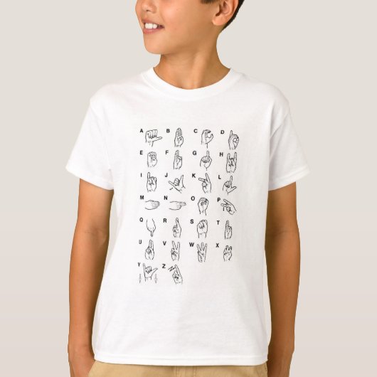 Alphabet LSF Tシャツ (正面)