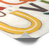 Alphabet Soup ポスター (角)