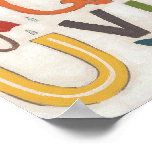 Alphabet Soup ポスター (角)