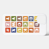 Alphabets iPhoneいけなのケース・メイト Case-Mate iPhoneケース (裏面 (横))