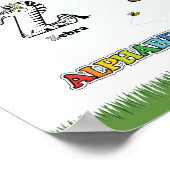 Alphabettimals Plakat - Danskバージョン ポスター (角)