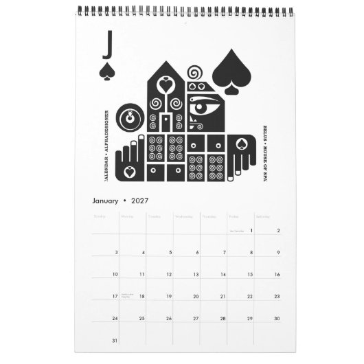 Alphadesigner著Mythos 2013のカレンダー カレンダー (1月 2027)