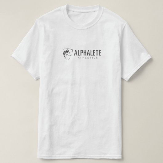Alphaleteの運動競技のフィットネスのワイシャツ Tシャツ (デザイン正面)
