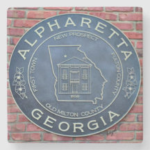 Alpharetta、ジョージアの大理石のコースター