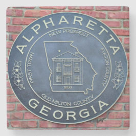 Alpharetta、ジョージアの大理石のコースター ストーンコースター