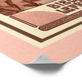 AlphonsによるFlirtミュシャポスター ポスター (角)