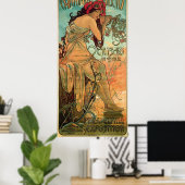 AlphonseによるCarrage Dealers広告ミュシャ ポスター (ホームオフィス)