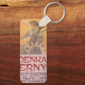 AlphonseによるZdenka Cernyのポスターミュシャ キーホルダー (裏面)