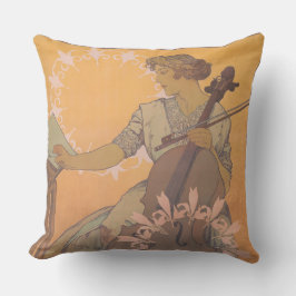 AlphonseによるZdenka Cernyのポスターミュシャ クッション